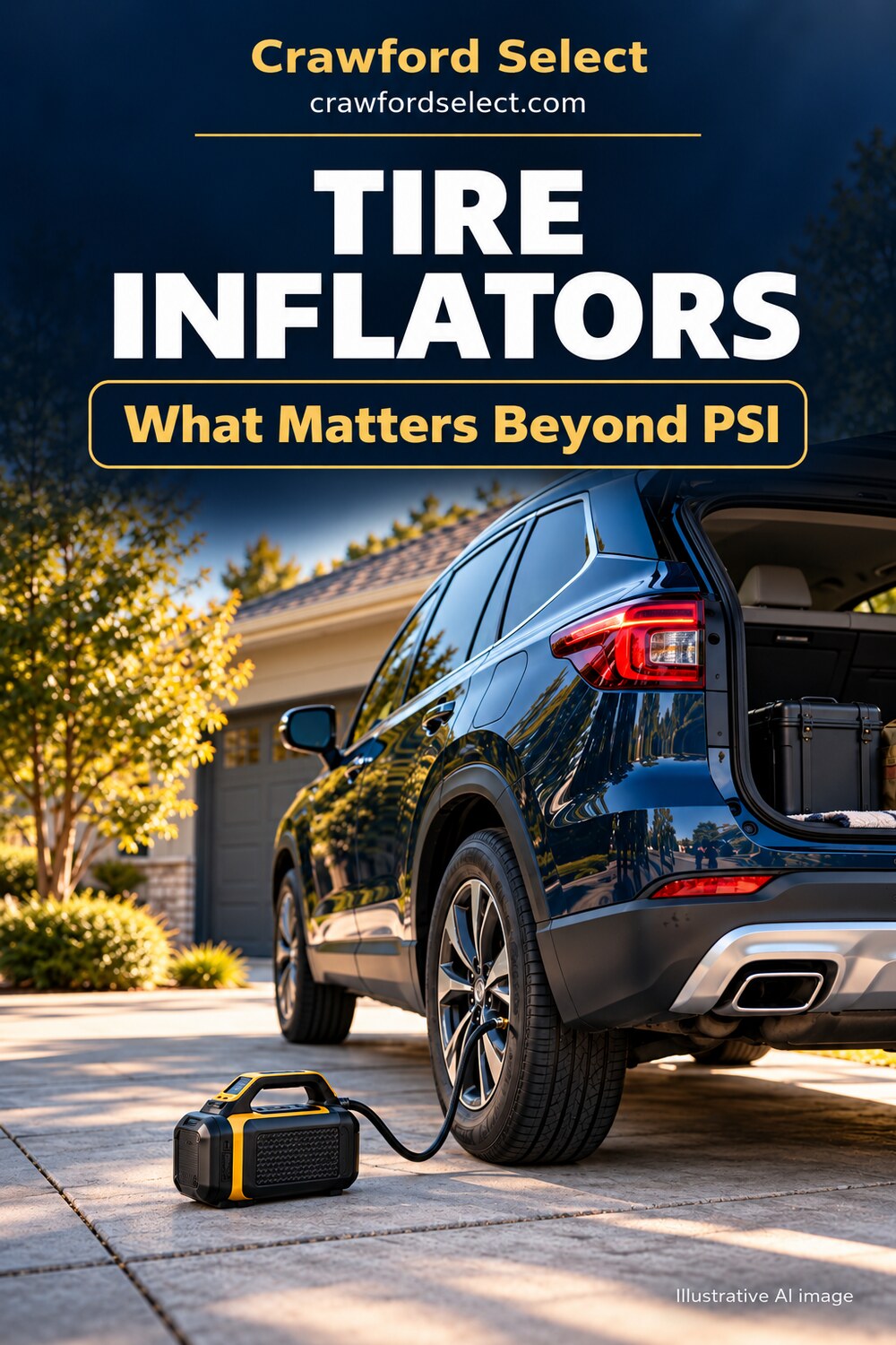 Portable tire inflator buying guide illustration